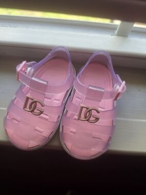 Kids Pink Jelly Sandals